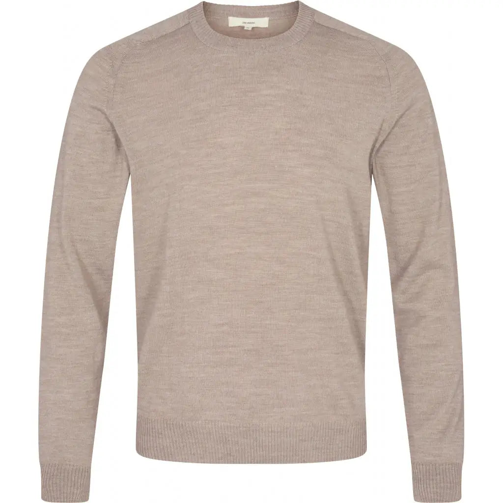 Faire,2Blind2C, 2Blind2C Tan Merino Wool Crewneck Sweater, Tan, Small-39-TagM