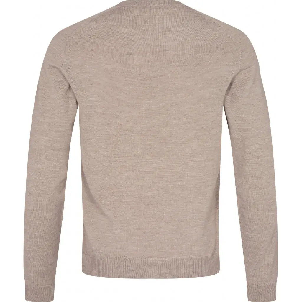 Faire,2Blind2C, 2Blind2C Tan Merino Wool Vneck Sweater, Tan, Medium-41-TagXL