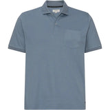 2Blind2C Turquoise Short Sleeve Polo With Contrast Performance Back Detail