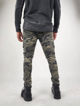 Reese De Luca Army Camo Print Pants