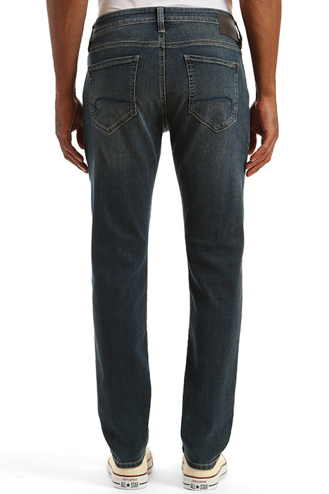 Otrium,Mavi, Mavi Dark Blue Shaded Straight Leg Denim Pants, Blue, 33W-34L-Tag33