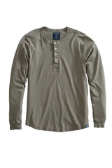 Nantucket Whaler Sage Green Long Sleeve Henley