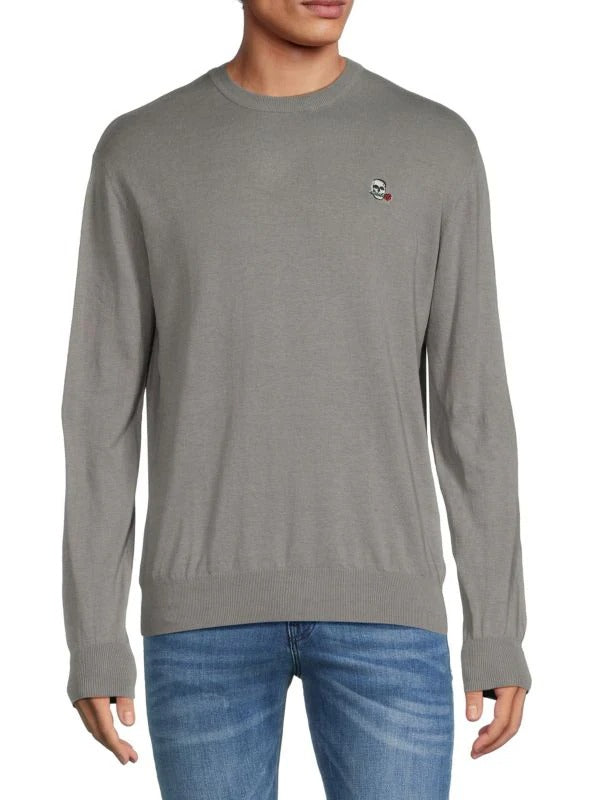 Other,Robert Graham, Robert Graham Grey Linen Blend Sweater, Grey, Large-44-TagLExtra Large-46-TagXLMedium-42-TagM