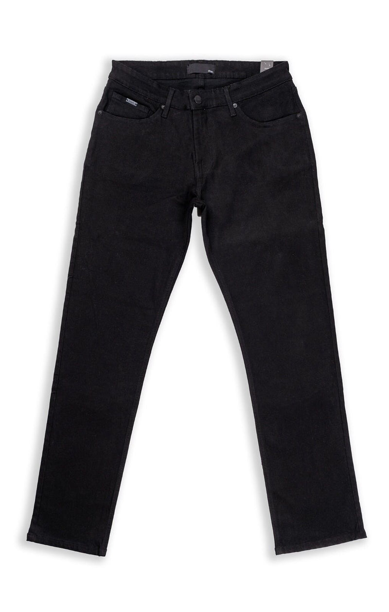 Brisk Black Straight Comfort Stretch Jeans