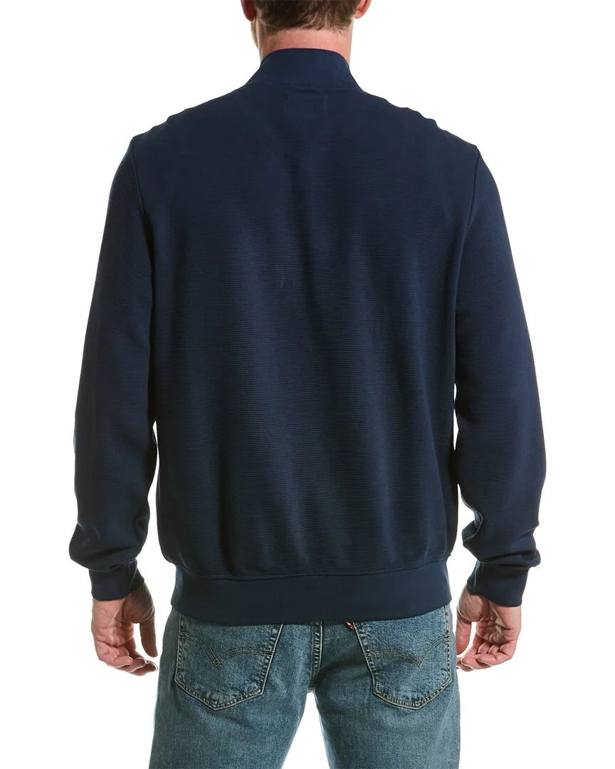 Other,Sovereign Code, Sovereign Code Navy Horizontal Rib Chaser Jacket with, Blue, Extra Extra Large-53-TagL