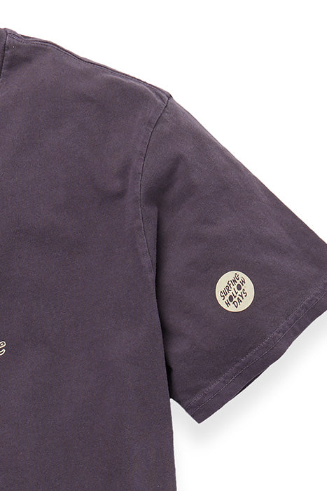 Otrium,Outerknown, Outerknown Purple Traveler Crewneck Short Sleeve Tee, Purple, Large-44-TagL