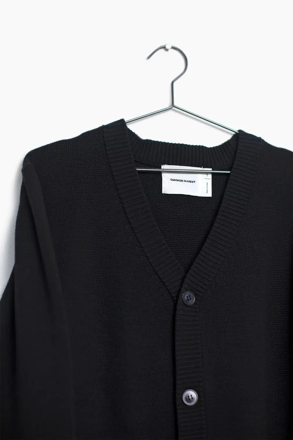 Faire,Common Market, Common Market Black Relaxed Fit Cardigan, Black, Large-44-TagL