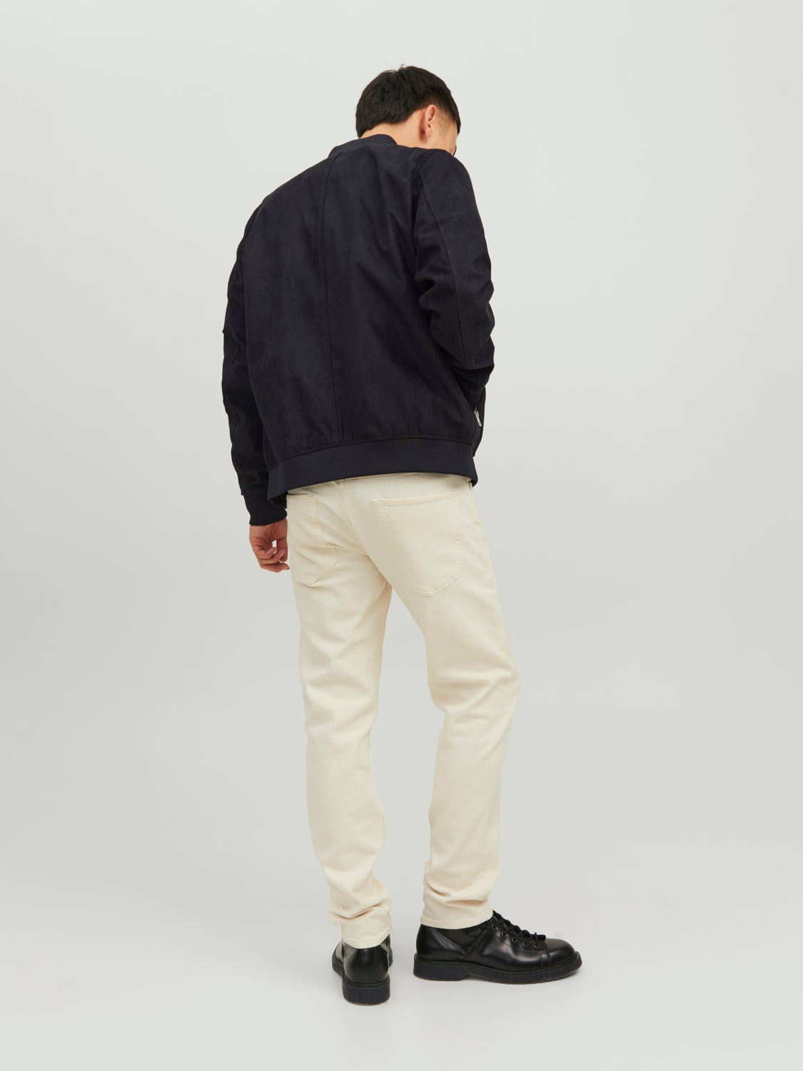 Wholesale,Jack & Jones, Jack & Jones Black Faux Suede Bomber Jacket, Black, Extra Large-46-TagXL