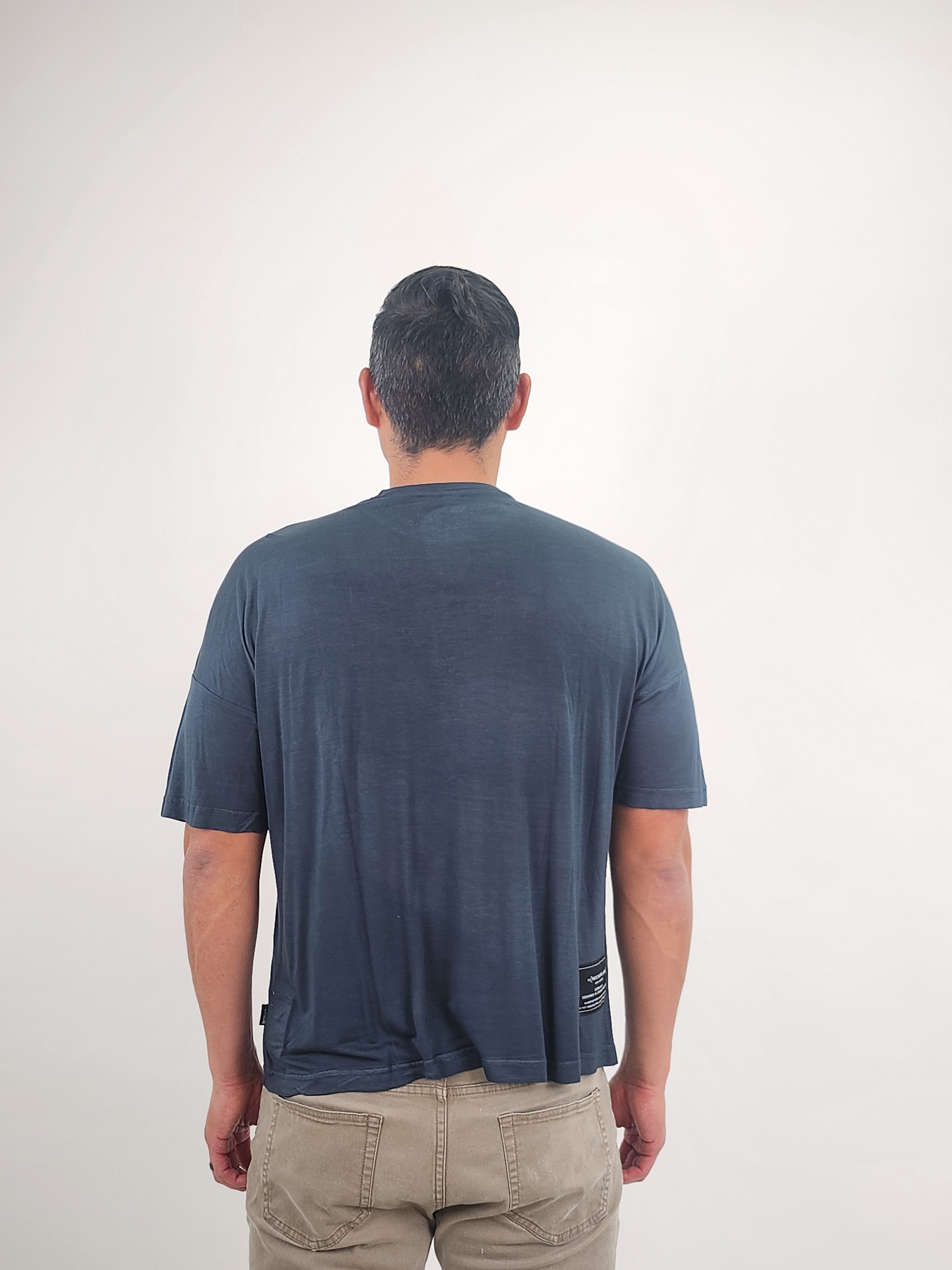 Wholesale,Reesedeluca, Reese De Luca Teal Drop Shoulder Short Sleeve T-Shirt, Blue, Extra Extra Large-54-TagXL