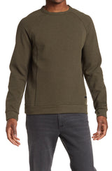 Civil Society Olive Contrast Texture Pullover