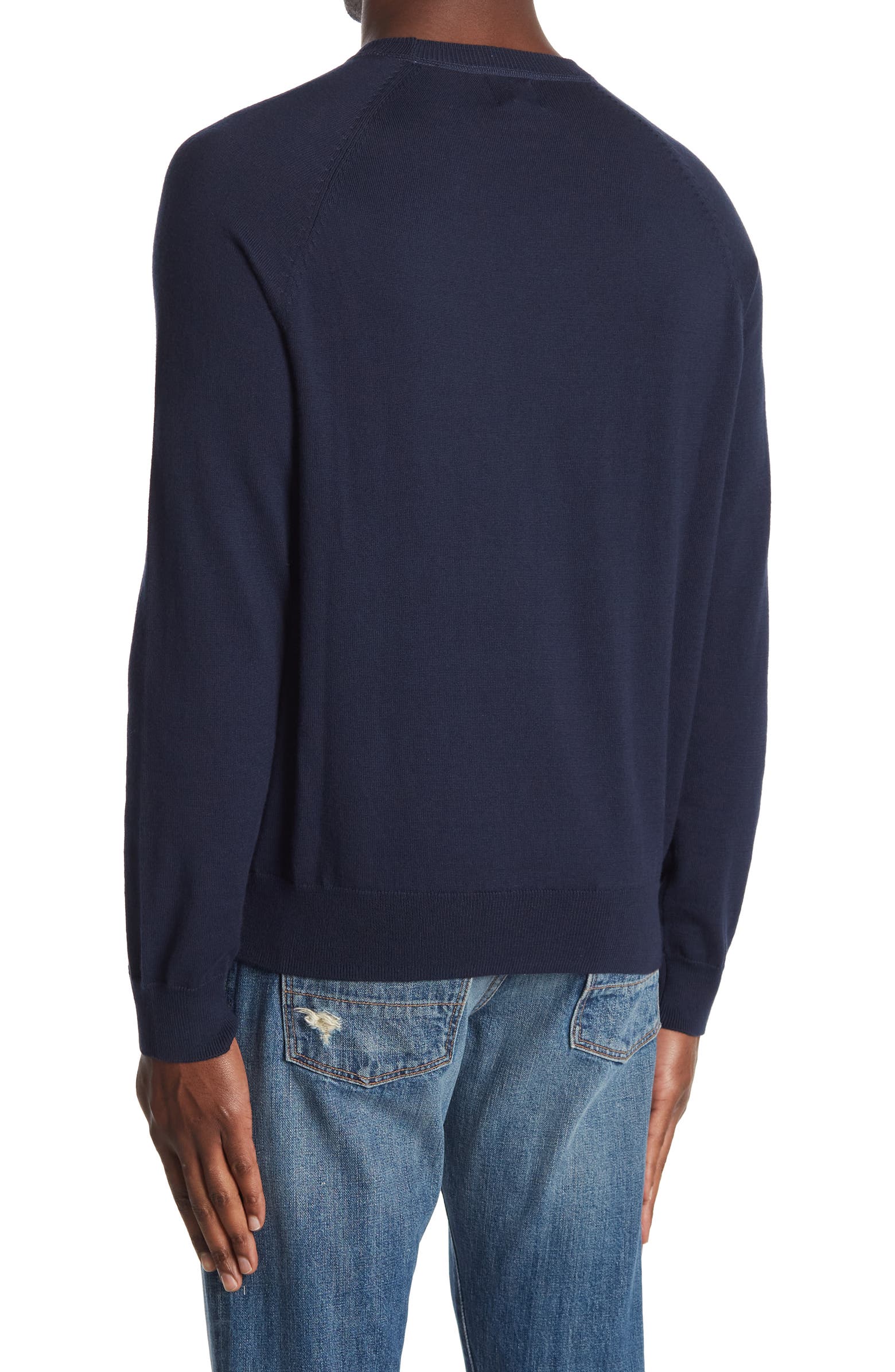 Nordstrom Rack,14th & Union, 14th & Union Navy Crewneck Sweater, Blue, Medium-42-TagM