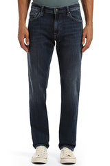 Mavi Dark Blue Denim Straight Leg Jean