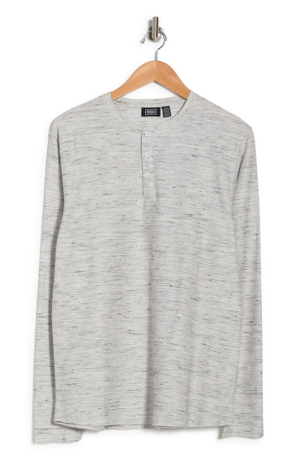 RDI Hedge Grey Long Sleeve Henley