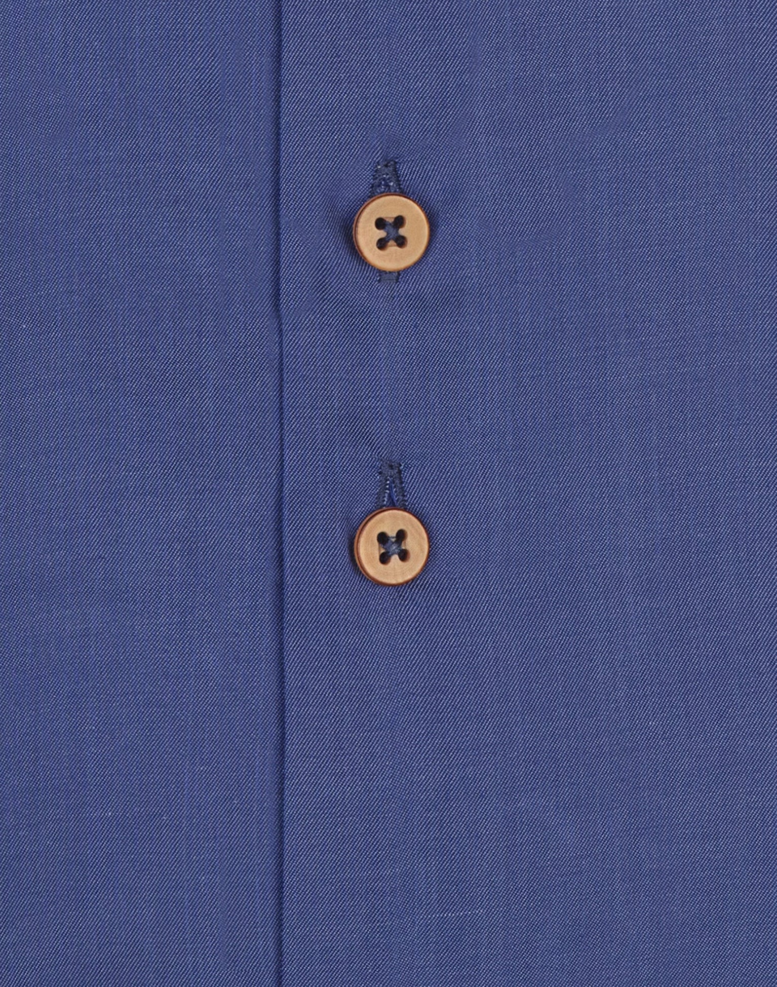 Brand Partner,R2 Amsterdam, R2 Amsterdam Dark Blue Long Sleeve Button Up Tencel Shirt, Blue, Small-41-Tag39