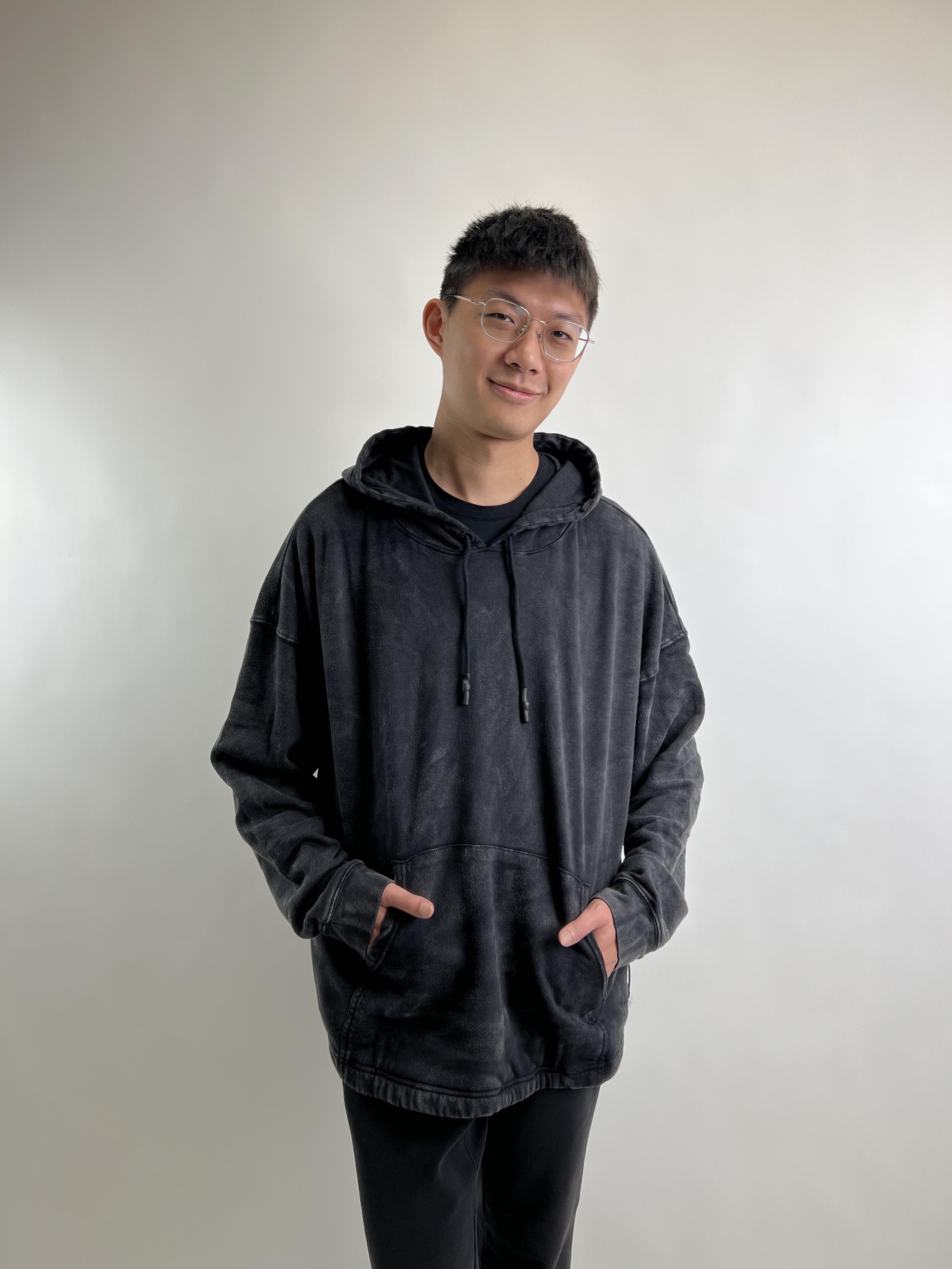 Wholesale,Reesedeluca, Reese De Luca Charcoal Tie Die Long Sleeve Hoodie, Grey, Extra Extra Large-54-TagXL