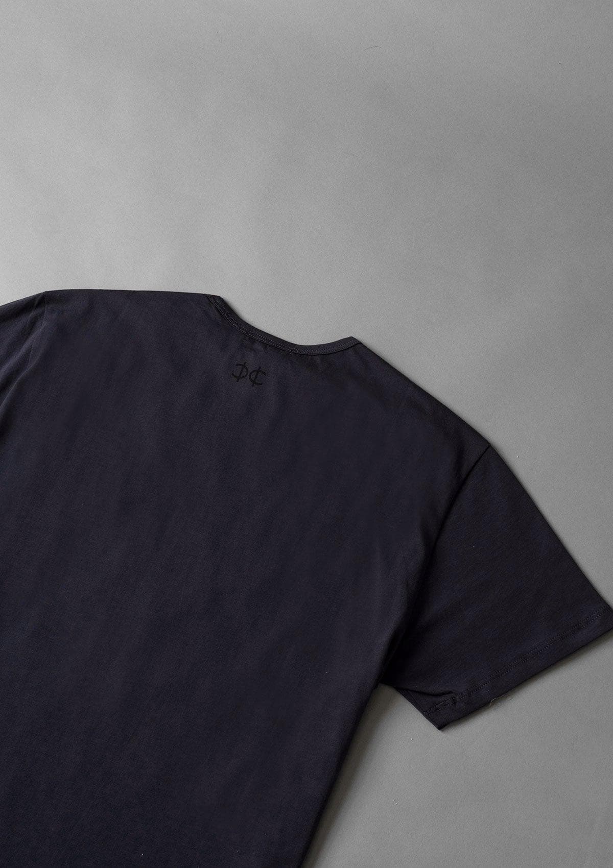 Brand Partner,Acapella, Acapella Navy Pima Cotton Tee, Blue, Small-38-TagS