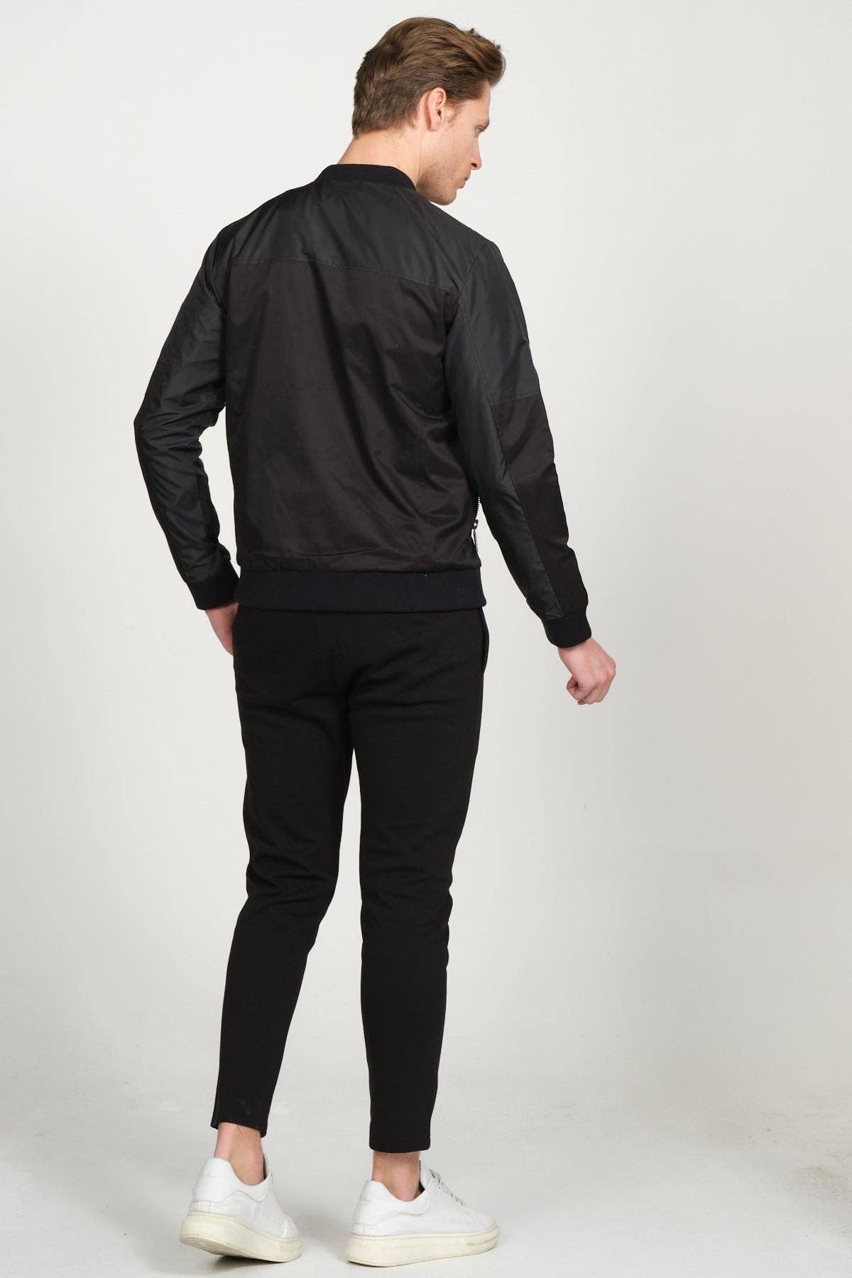 Faire,RNT 23, RNT 23 Black Bomber Jacket, Black, Large-47-TagXLMedium-43-TagM