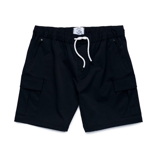 Surfside Supply Black Drawstring Tech Cargo Short