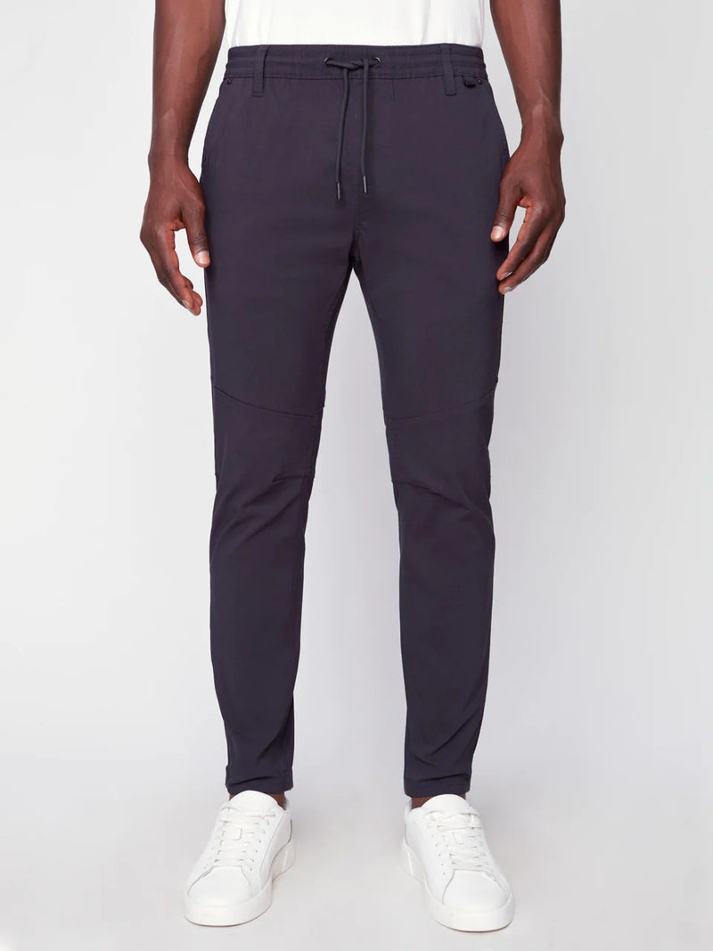 Projek Raw Navy Drawstring Pull On Chino