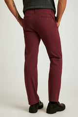 Bonobos Dark Red Slim Stretch Washed 2.0 Chino  Pants