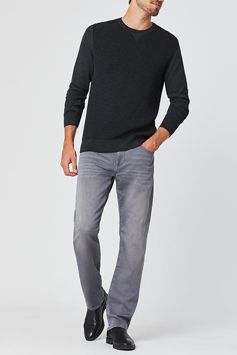 Mavi, Mavi Straight Leg Stretch Grey Jeans, Grey, 36W-30L-Tag36