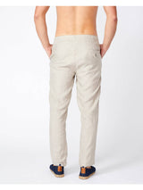 Merlino Street Beige Linen Long Pants