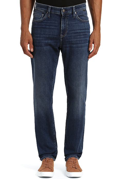 Mavi Straight Leg  Stretch Dark Blue Jeans