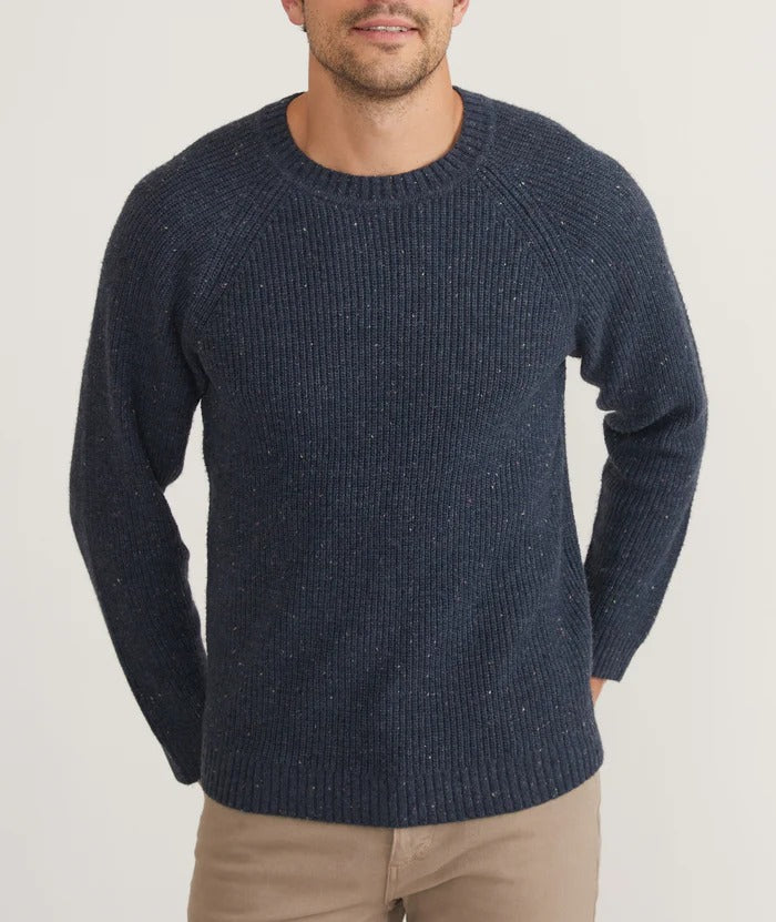 Wholesale,Marine Layer, Marine Layer Navy Coleman Crewneck Sweater, Blue, Medium-40-TagM
