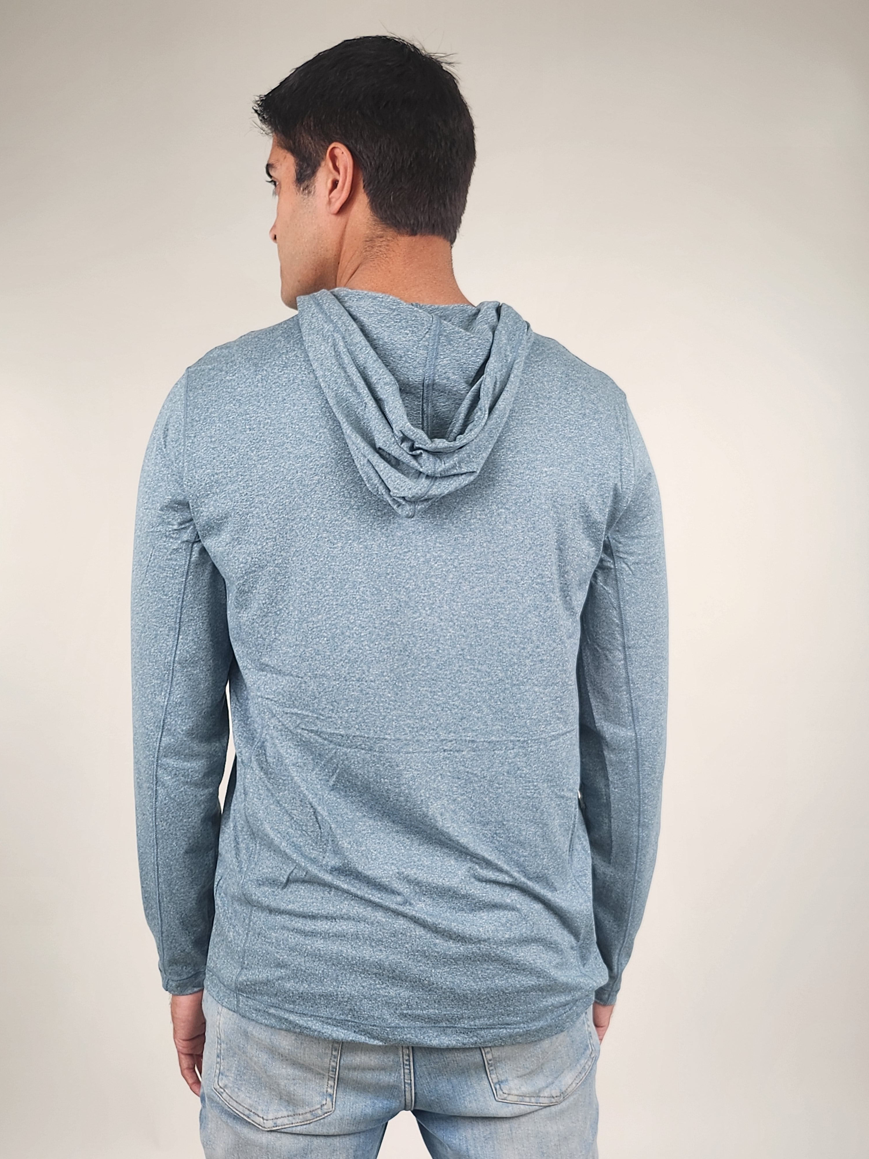 Wholesale,Projek Raw, Projek Raw Blue Long Sleeve Knit Hoodie, Blue, Small-40-TagS