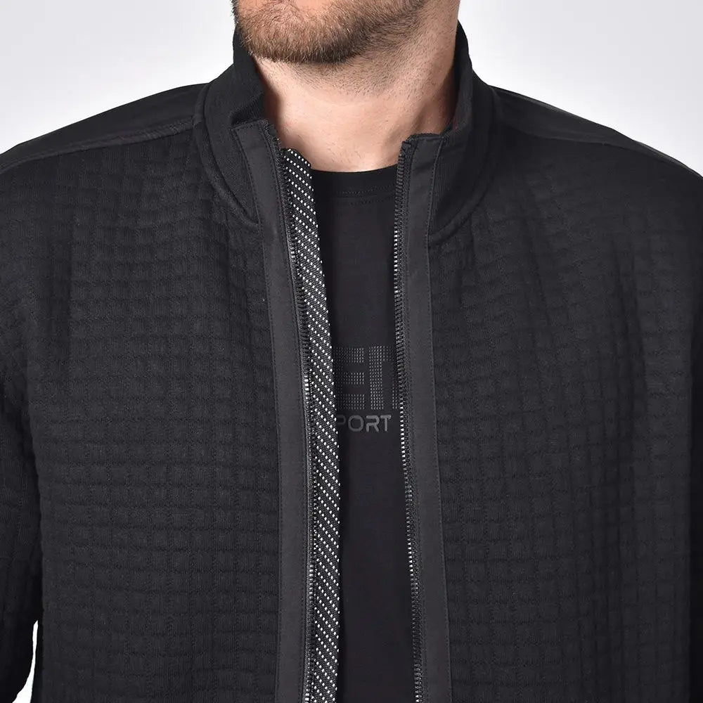 Faire,Eight X, Eight X Black Quilted Mock Neck Zip Up Jacket, Black, Extra Large-50-TagXLExtra Large-48-TagXLExtra Large-49-TagXLLarge-46-TagL