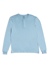 Original Paperbacks Turquoise Long Sleeve Henley