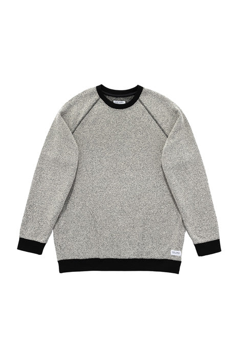 Otrium,Banks Journal, Banks Journal Textured Grey Fleece Sweatshirt, Grey, Extra Large-46-TagM