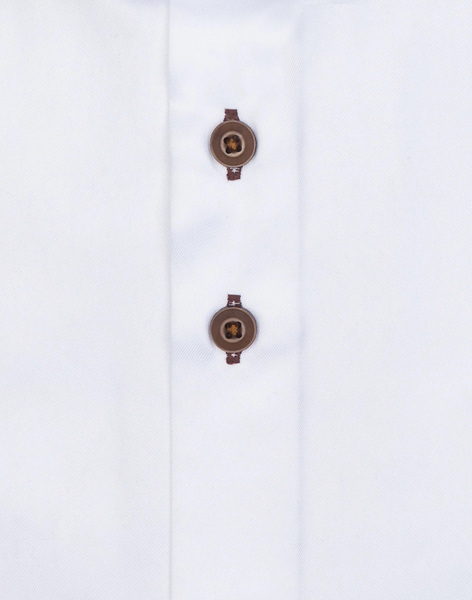 Brand Partner,R2 Amsterdam, R2 Amsterdam White 2 PLY Organic Cotton Long Sleeve Button Up Shirt with Blue and Beige Print Contrast, White, Small-42-Tag40Extra Large-51-Tag45