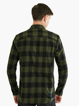 Jack & Jones Dk Green/Black Buffalo Plaid Flannel