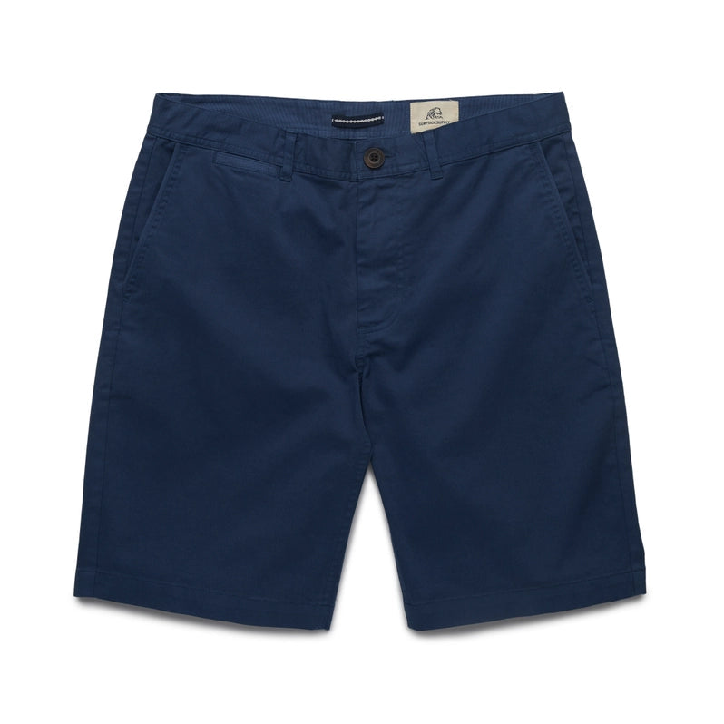 Surfside Supply, Surfside Supply Navy Garment Washed Flat Front Short 9.5