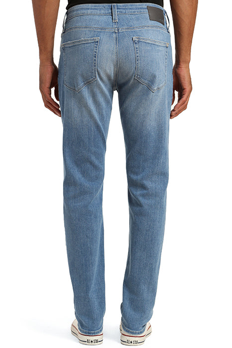 Mavi, Mavi Slim Organic Blue Mid Ripped Vintage Jeans, Blue, 32W-30L-Tag32