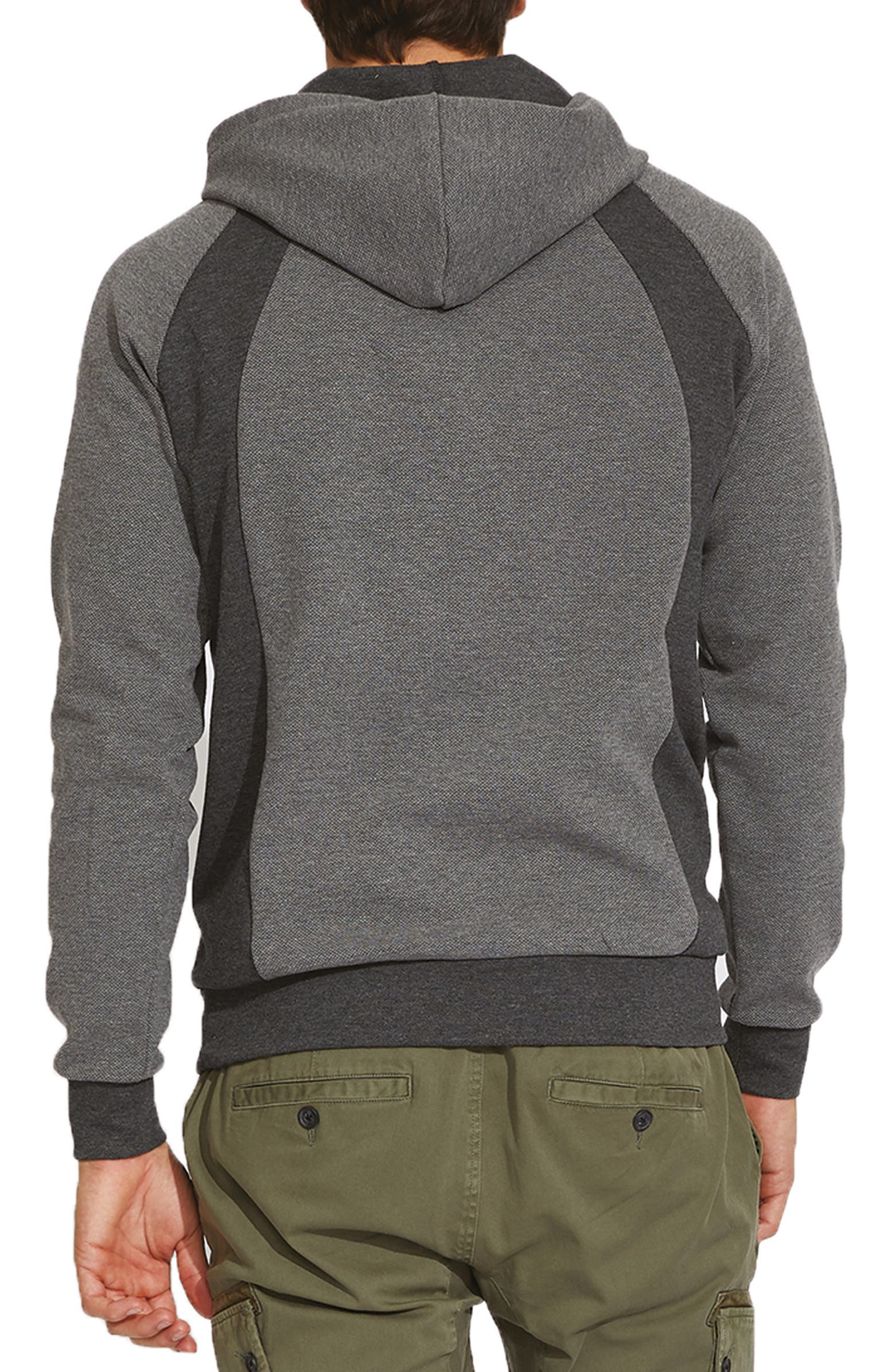 Nordstrom Rack,Civil Society, Civil Society Grey Colorblock Pullover Hooded Sweatshirt, Grey, Medium-43-TagM