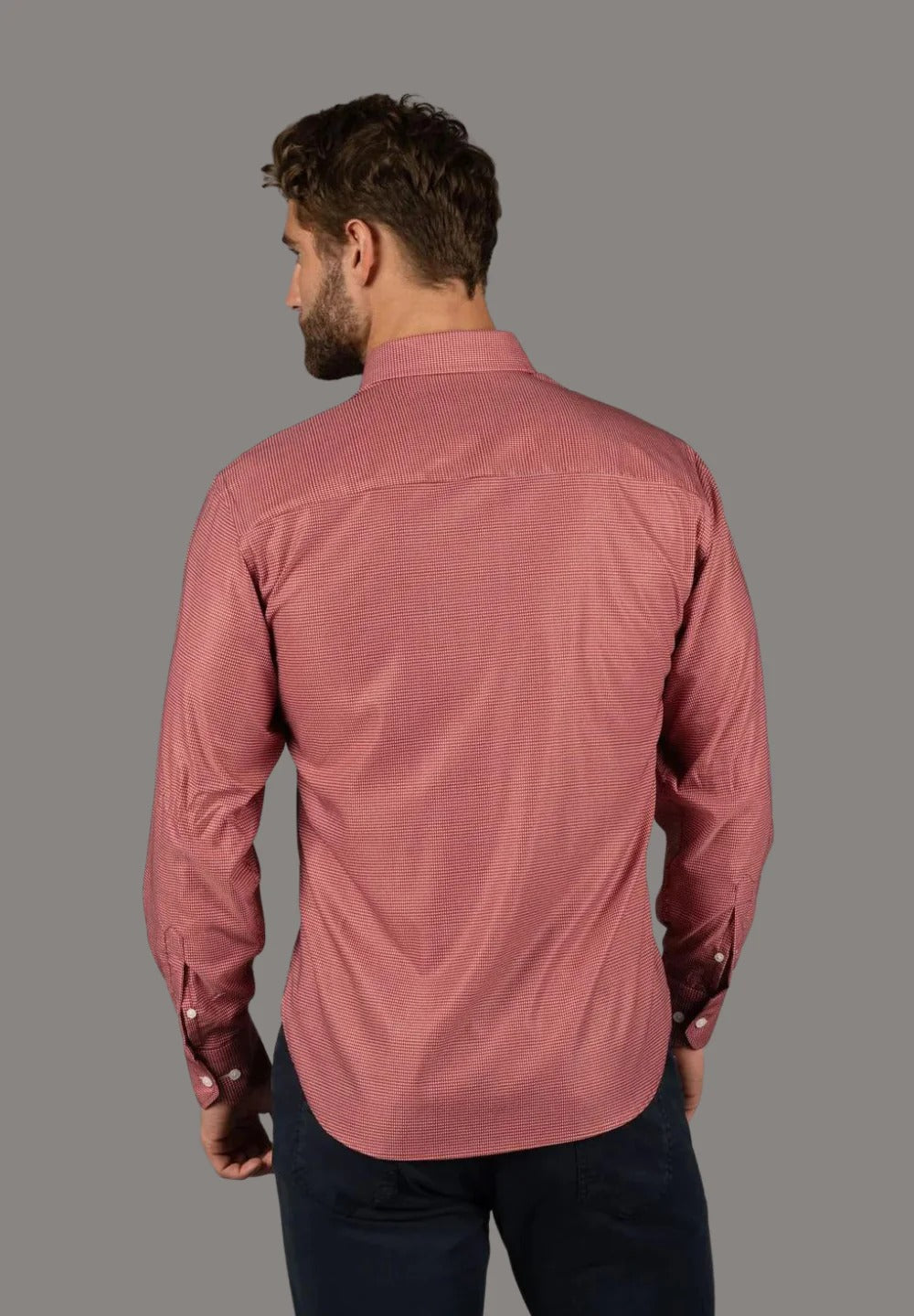 Wholesale,American Heritage, American Heritage Red/White Check Performance Stretch Shirt, Red, Small-42-TagSMedium-44-TagMLarge-46-TagLExtra Large-48-TagXLExtra Extra Large-50-TagXXL