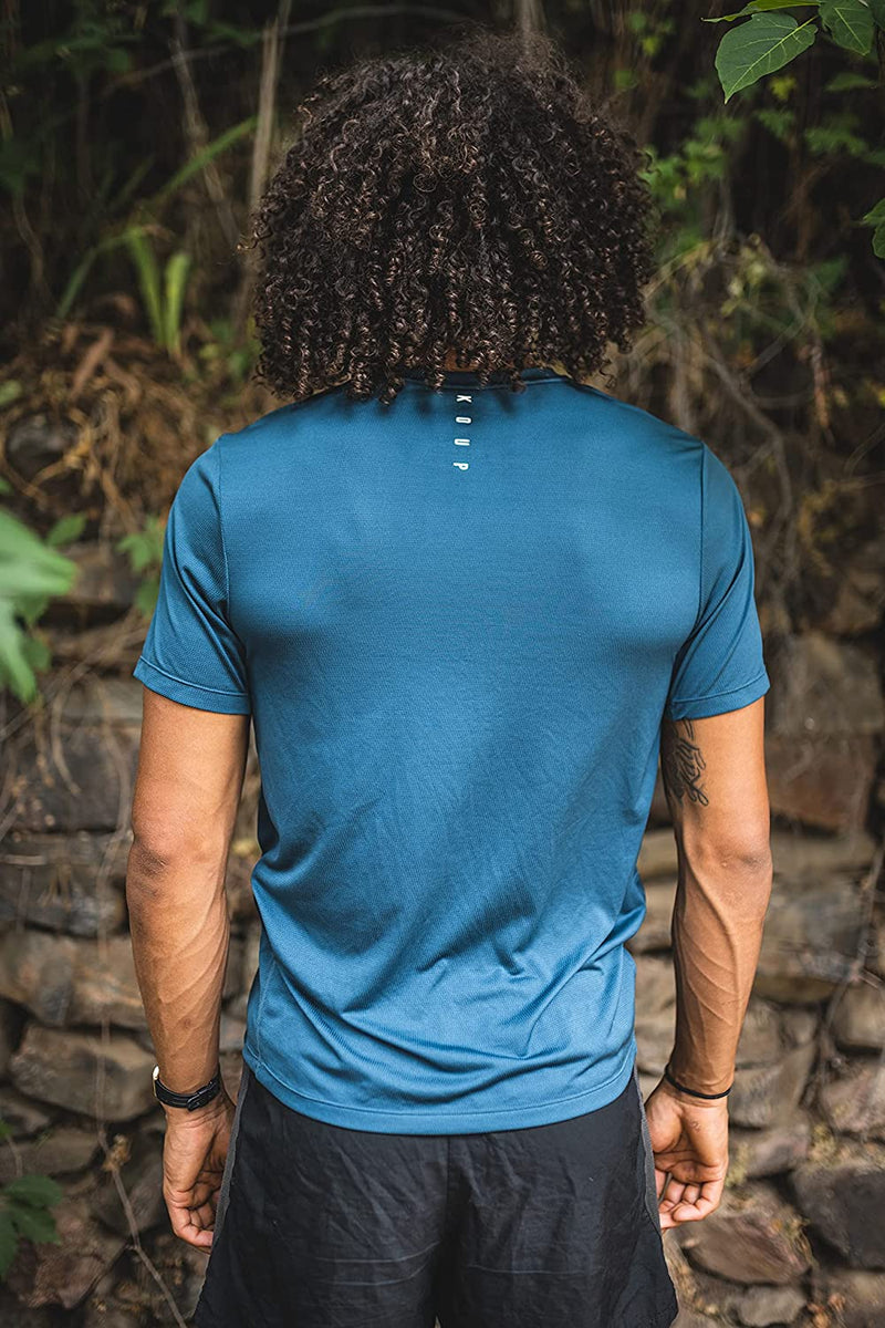 Koup Teal Cinnamon-Infused Anti-Odor Shortsleeve Performance Tee