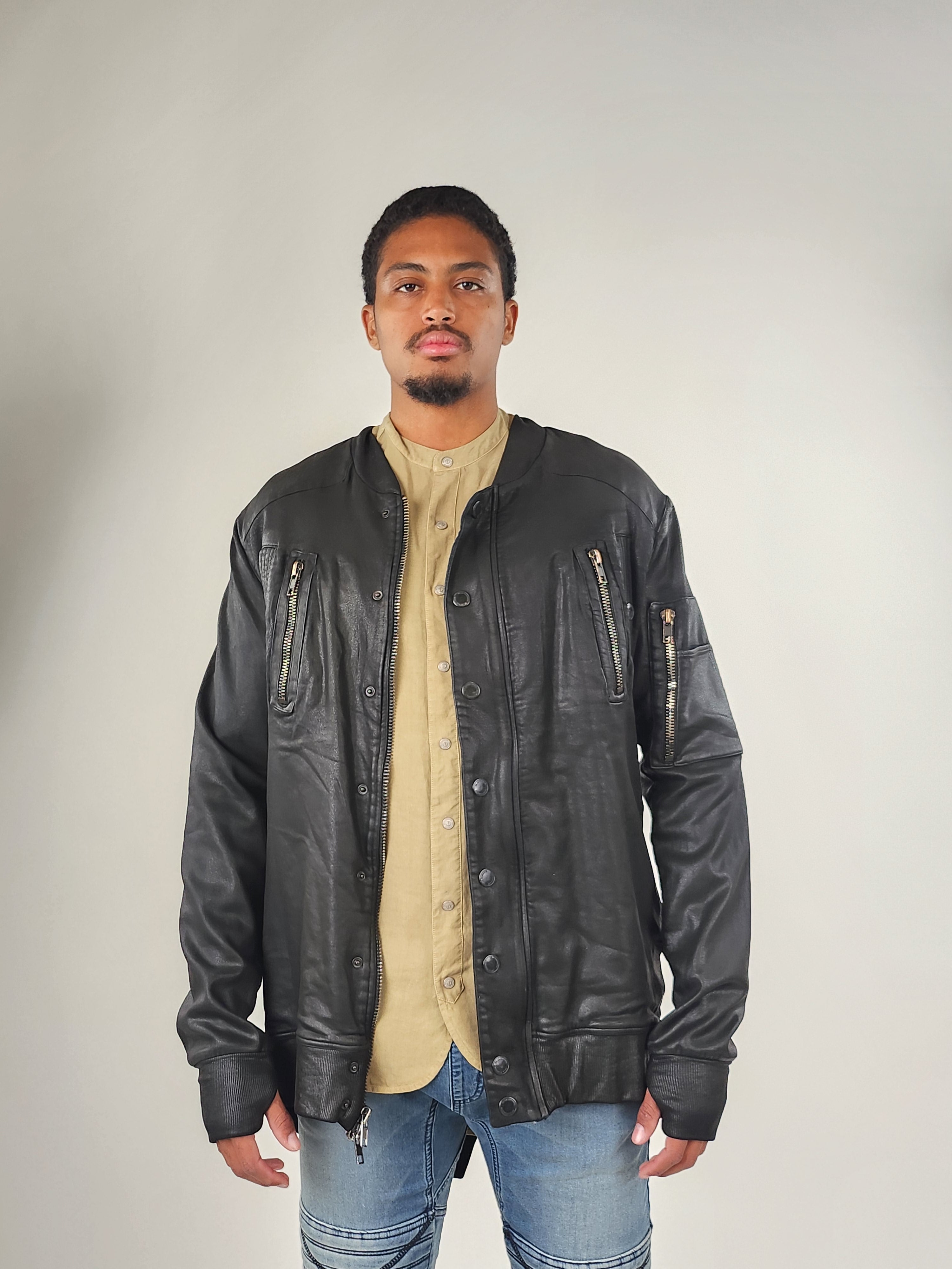 Wholesale,Reesedeluca, Reese De Luca Black Long Sleeve Jacket with Droptail Slit Back, Black, Medium-44-TagM