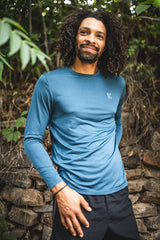 Koup Teal Cinnamon-Infused Anti-Odor Longsleeve Performance Tee