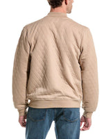 Sovereign Code Tan Diamond Quilted Yale Cardigan