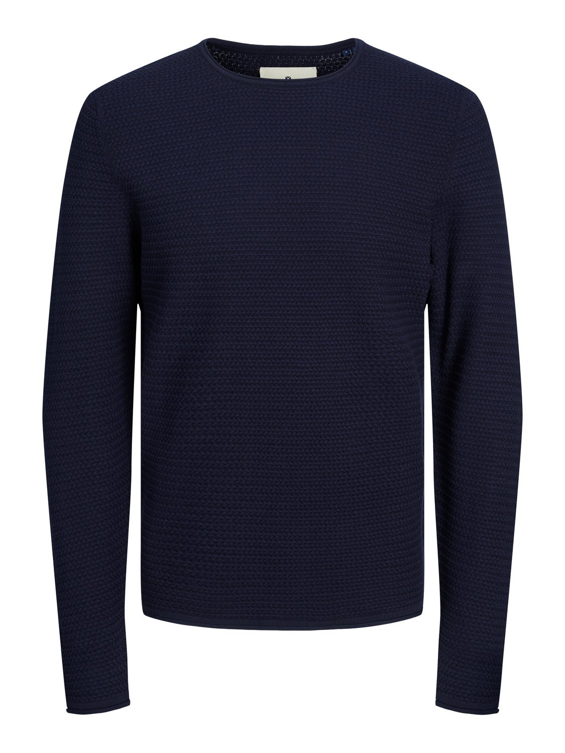 Wholesale,Jack & Jones, Jack & Jones Navy Knit Crew Neck Sweater, Blue, Medium-40-TagL