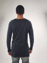 Reese De Luca Black Long Sleeve T-Shirt