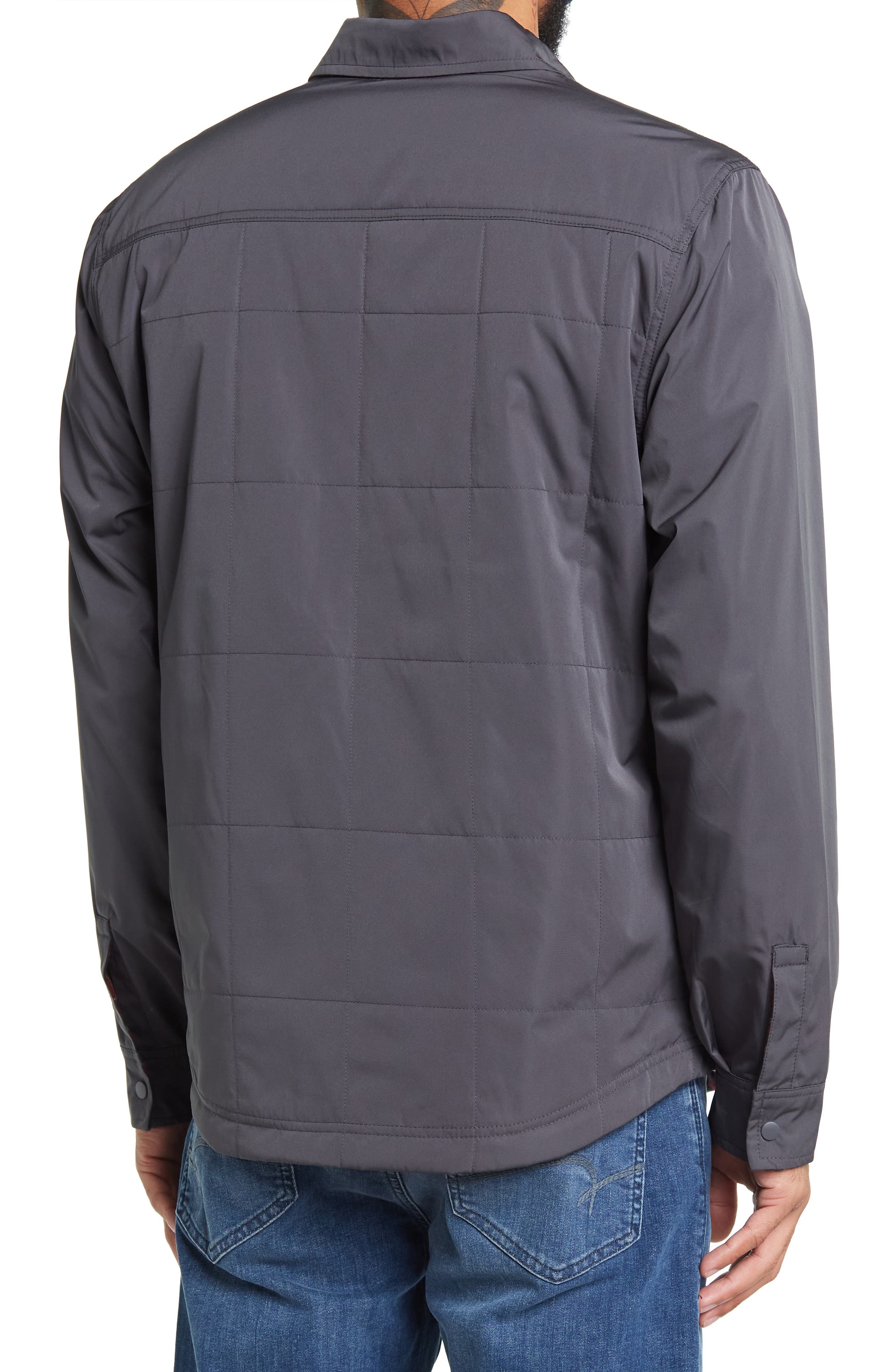 Nordstorm Rack,Union, Union Grey Reversible Quilted Jacket, Grey, Large-47-TagL