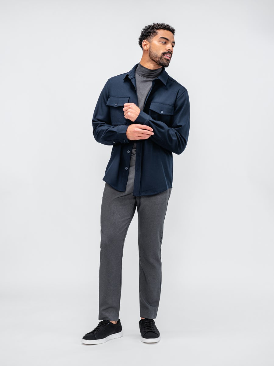 Wholesale,Ministry of Supply, Ministry of Supply Heather Grey Performance Flannel Pant, Grey, 30W-30L-Tag30