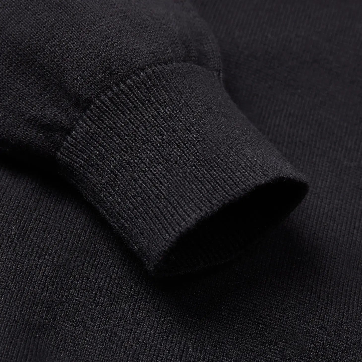 Faire,Paul James, Paul James Black Knit Button Up Longsleeve Polo, Black, Large-44-TagL