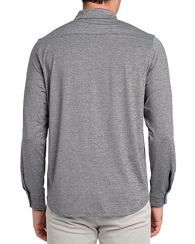 Other,Zachary Prell, Zachary Prell Grey Performance Shirt, Grey, Small-40-TagSMedium-43-TagMLarge-45-TagLExtra Large-48-TagXL