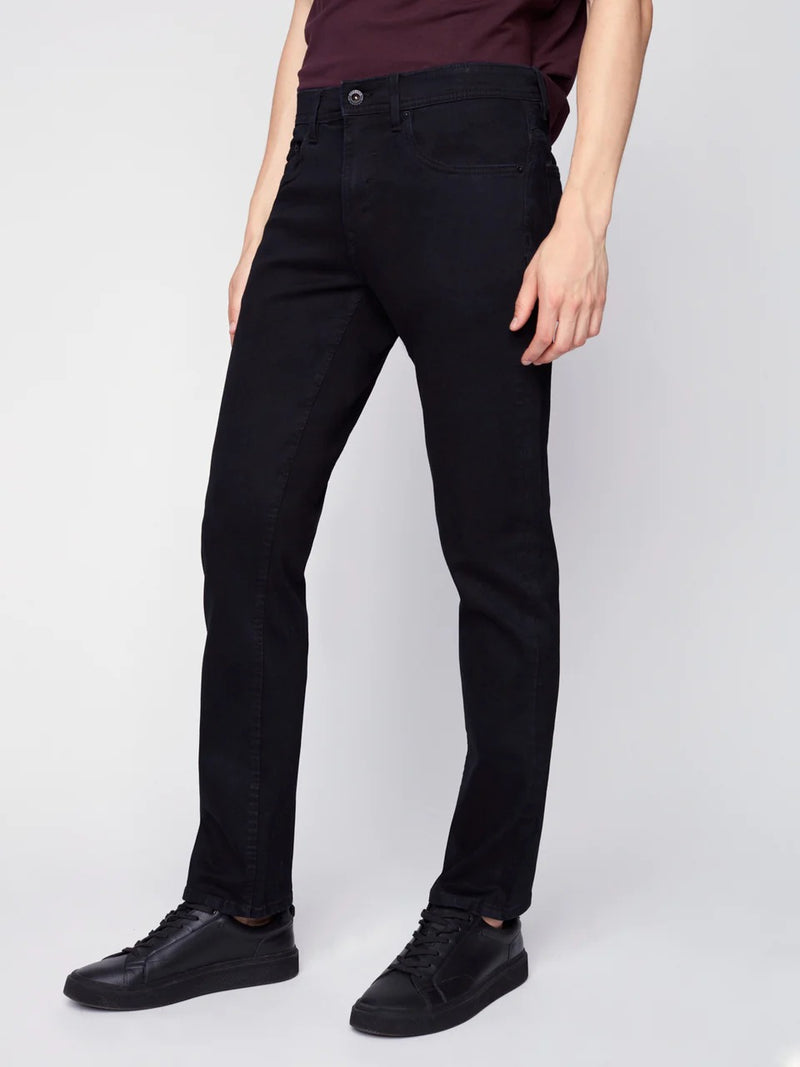 Projek Raw Black Rinse Wash Straight Denim Pant