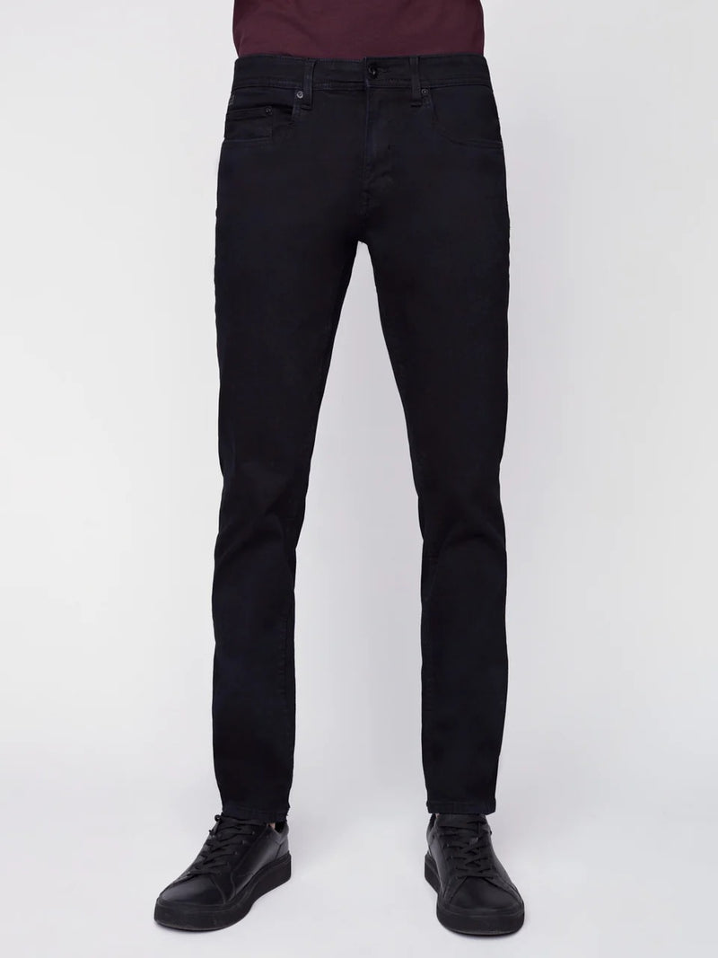 Projek Raw Black Rinse Wash Straight Denim Pant